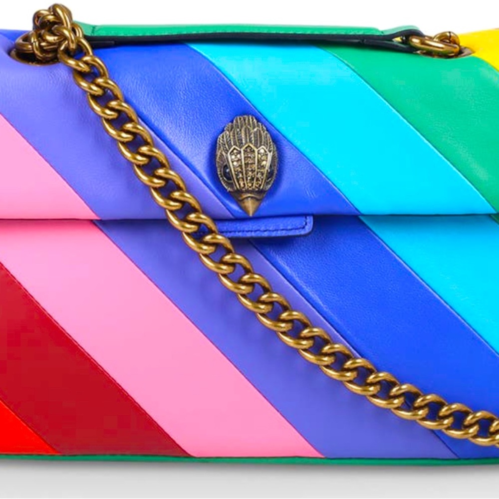 Kurt Geiger Rainbow Shop Kensington Leather Crossbody Bag